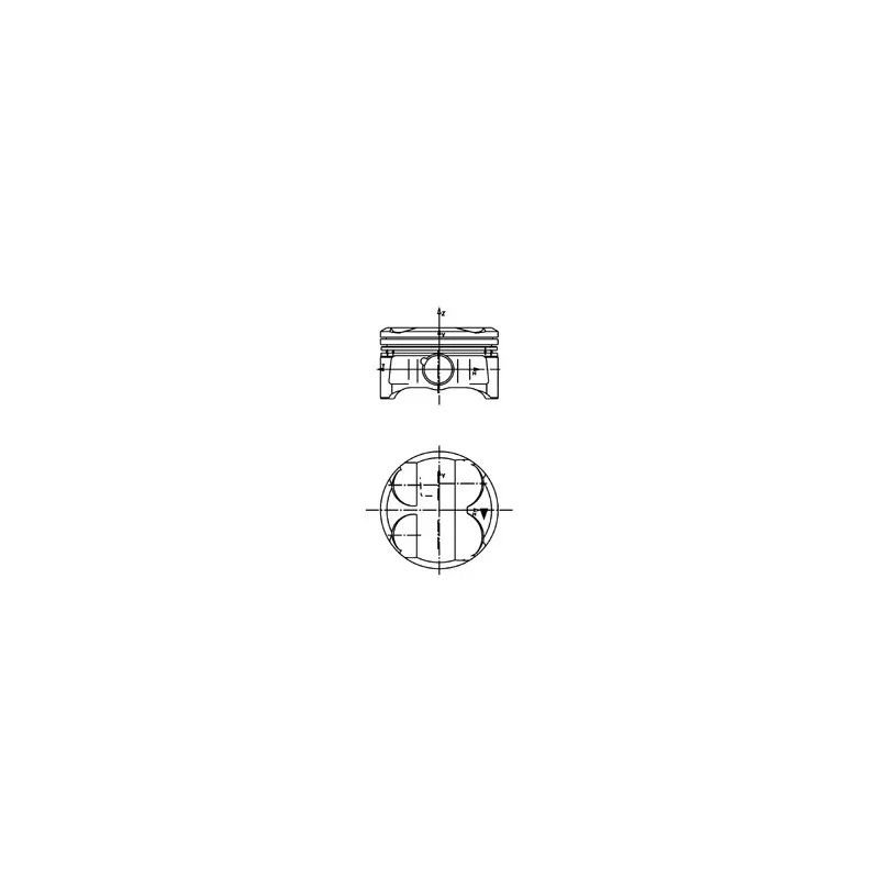 Piston KOLBENSCHMIDT 40086620