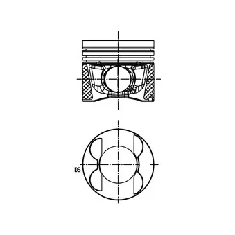 Piston KOLBENSCHMIDT 40095600
