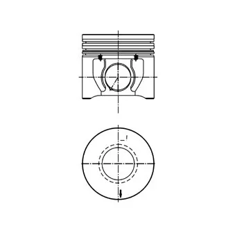 Piston KOLBENSCHMIDT 40171610