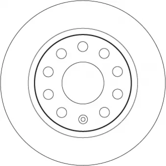 Jeu de 2 disques de frein arrière TRW DF6553
