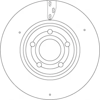 Jeu de 2 disques de frein avant TRW DF6717S