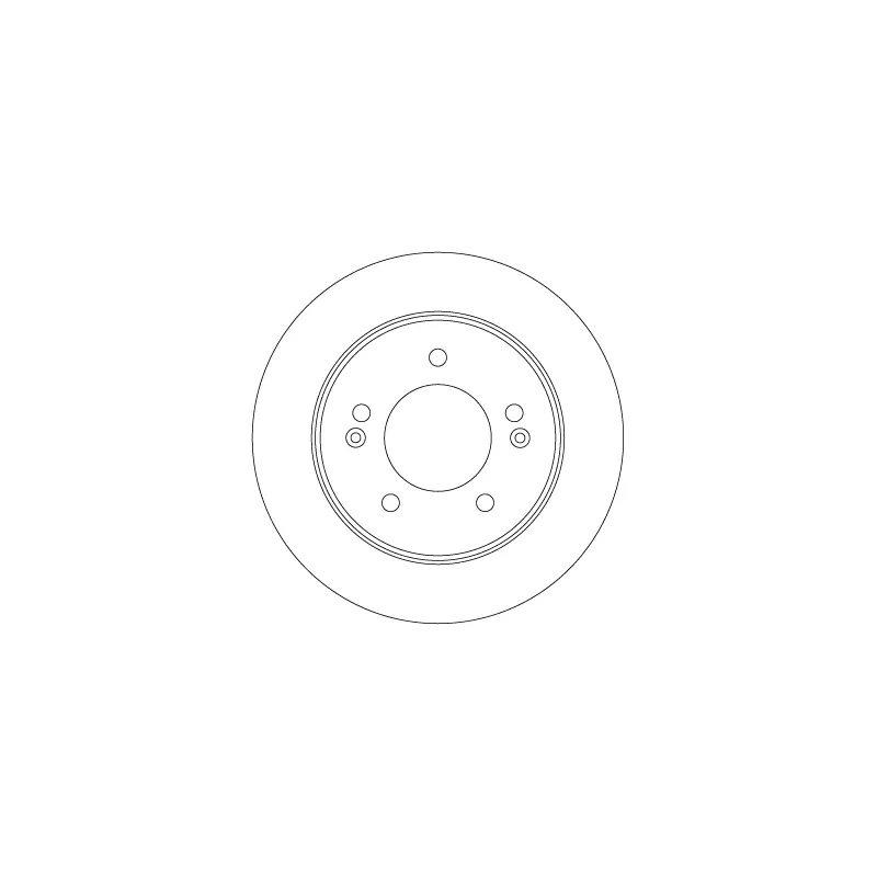 Jeu de 2 disques de frein arrière TRW DF6725