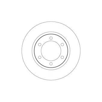 Jeu de 2 disques de frein avant TRW DF6726S