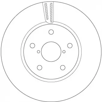 Jeu de 2 disques de frein avant TRW DF6727S