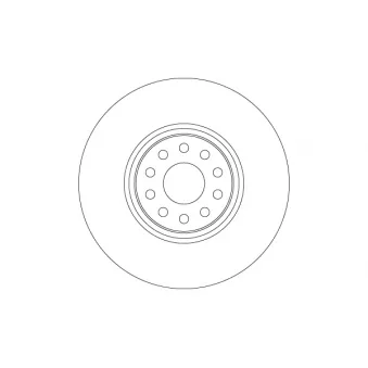 Jeu de 2 disques de frein avant TRW DF6733S
