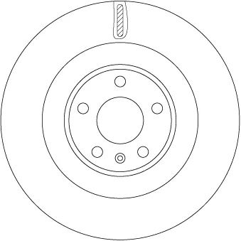 Jeu de 2 disques de frein arrière TRW DF6750S