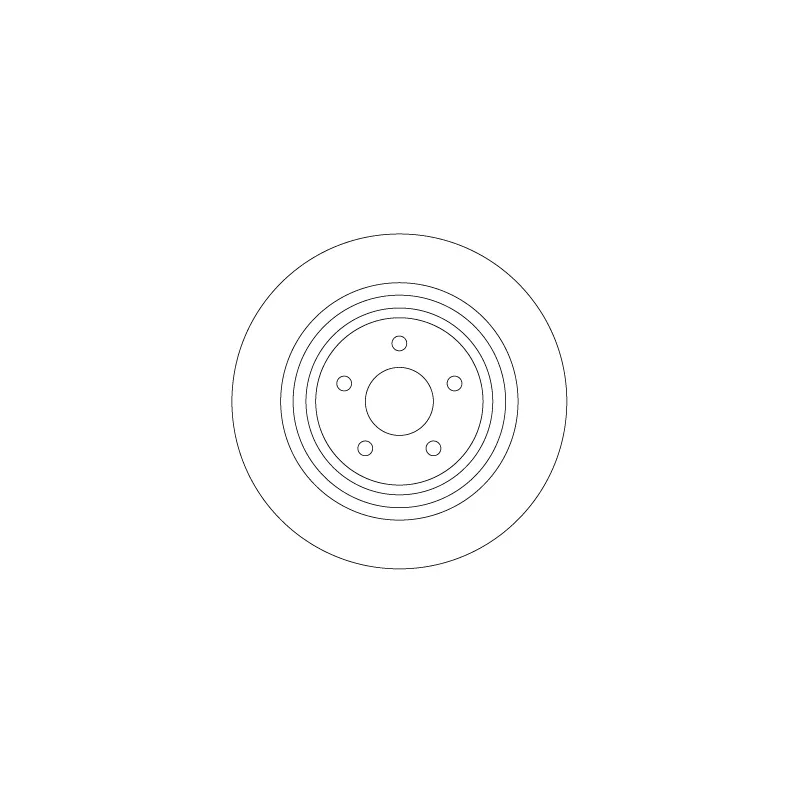 Jeu de 2 disques de frein arrière TRW DF6976