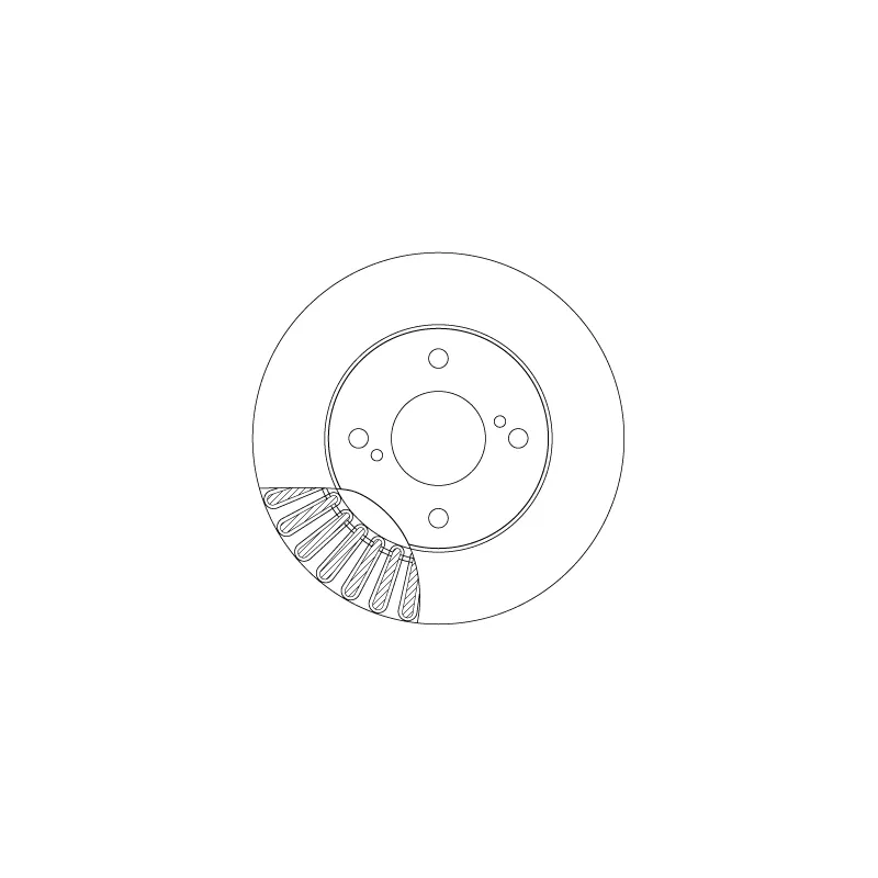 Jeu de 2 disques de frein avant TRW DF6990