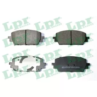 Jeu de 4 plaquettes de frein avant LPR 05P2323