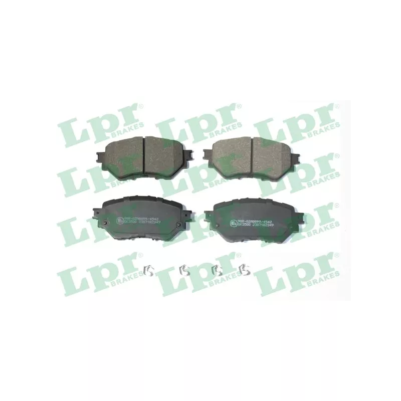 Jeu de 4 plaquettes de frein avant LPR 05P2349