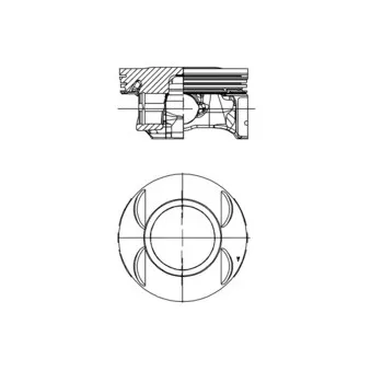 Piston KOLBENSCHMIDT 40199600