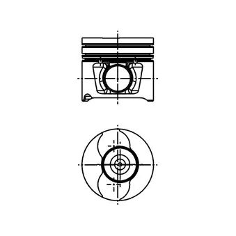Piston KOLBENSCHMIDT 40218630