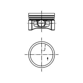 Piston KOLBENSCHMIDT 40219610