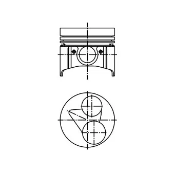 Piston KOLBENSCHMIDT 40224600