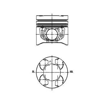 Piston KOLBENSCHMIDT 40272600
