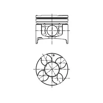 Piston KOLBENSCHMIDT 40290600