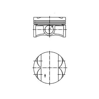 Piston KOLBENSCHMIDT 40303610