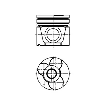 Piston KOLBENSCHMIDT 40307600