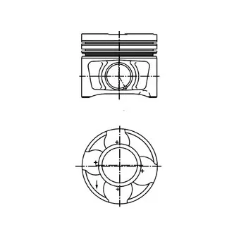 Piston KOLBENSCHMIDT 40356620
