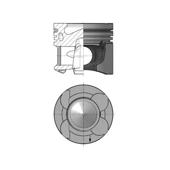 Piston KOLBENSCHMIDT 40363610