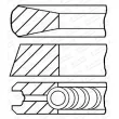 Jeu de segments de pistons GOETZE ENGINE 08-421606-00 - Visuel 2