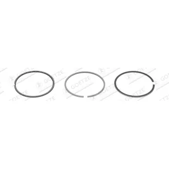Jeu de segments de pistons GOETZE ENGINE 08-430400-00