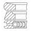 Jeu de segments de pistons GOETZE ENGINE 08-452600-00 - Visuel 2