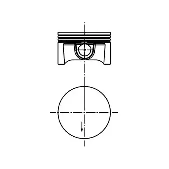 Piston KOLBENSCHMIDT 40388620