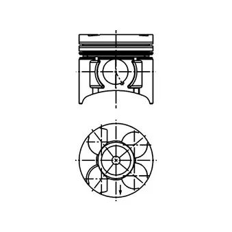 Piston KOLBENSCHMIDT 40391600