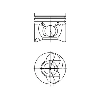 Piston KOLBENSCHMIDT 40405600
