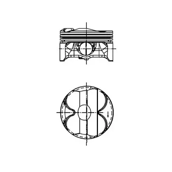 Piston KOLBENSCHMIDT 40407610