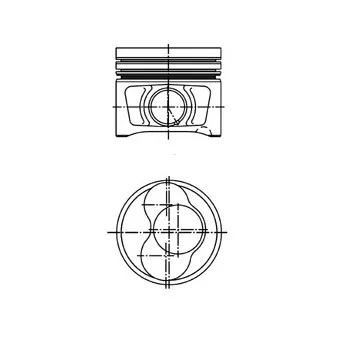 Piston KOLBENSCHMIDT 40409620