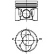 Piston KOLBENSCHMIDT 40422600 - Visuel 1