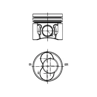Piston KOLBENSCHMIDT 40422600