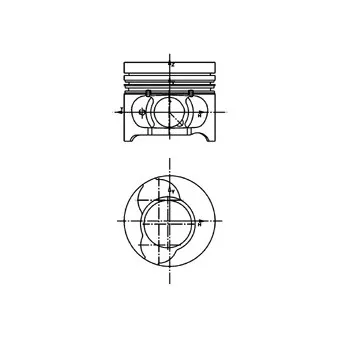 Piston KOLBENSCHMIDT 40465610