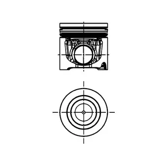 Piston KOLBENSCHMIDT 40510600
