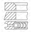 Jeu de segments de pistons GOETZE ENGINE 08-452900-00 - Visuel 2