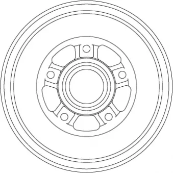 Tambour de frein TRW DB4560MR