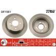 Jeu de 2 disques de frein arrière TRW DF1561 - Visuel 1
