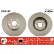 Jeu de 2 disques de frein avant TRW DF4160 - Visuel 1
