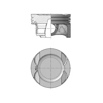 Piston KOLBENSCHMIDT 40631600