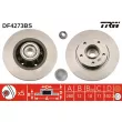 Jeu de 2 disques de frein arrière TRW DF4273BS - Visuel 1