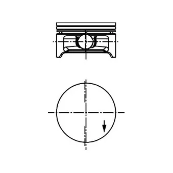 Piston KOLBENSCHMIDT 40632600