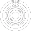 Jeu de 2 disques de frein avant TRW DF4363 - Visuel 2