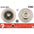 Jeu de 2 disques de frein arrière TRW DF4414BS - Visuel 1