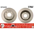 Jeu de 2 disques de frein arrière TRW DF4428 - Visuel 1