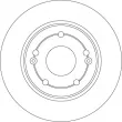 Jeu de 2 disques de frein arrière TRW DF4428 - Visuel 2