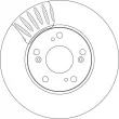 Jeu de 2 disques de frein avant TRW DF4429 - Visuel 2
