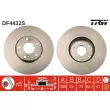 Jeu de 2 disques de frein avant TRW DF4432S - Visuel 1