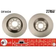 Jeu de 2 disques de frein arrière TRW DF4434 - Visuel 1